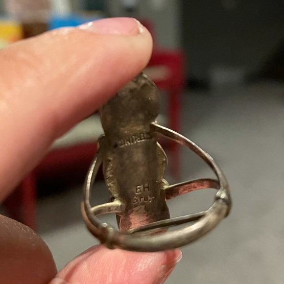 EH Grey Native Turquoise Ring - Picture 2 of 4